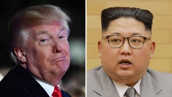 Donald Trump dan Kim Jong-un