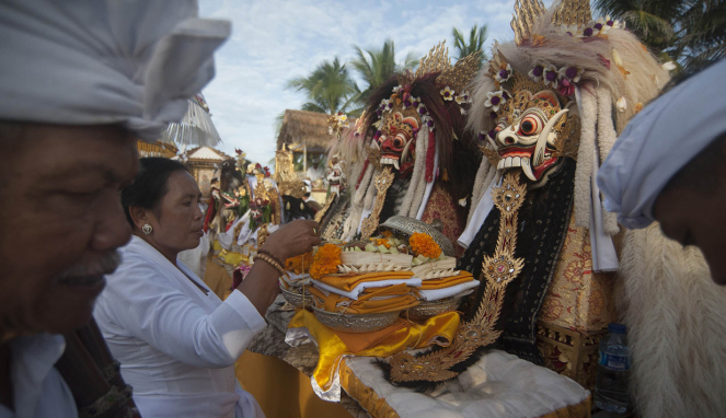 Perayaan Nyepi di Bali.