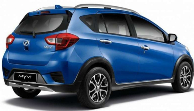 Render Daihatsu Sirion versi crossover.