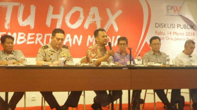 Diskusi hoax di Jakarta.