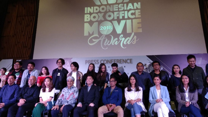 Konferensi pers Indonesian Box Office Movie Awards 2018
