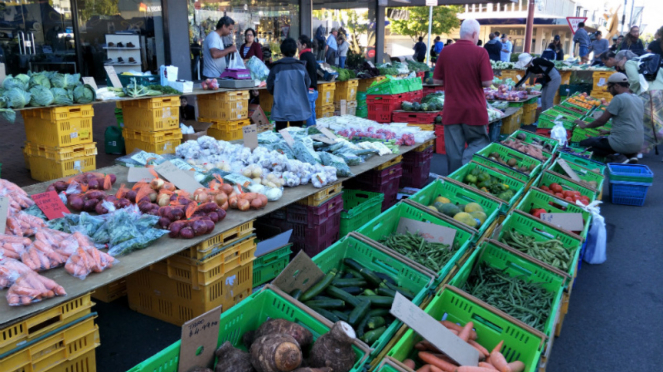 Nightmarket di Rotorua, Selandia Baru.