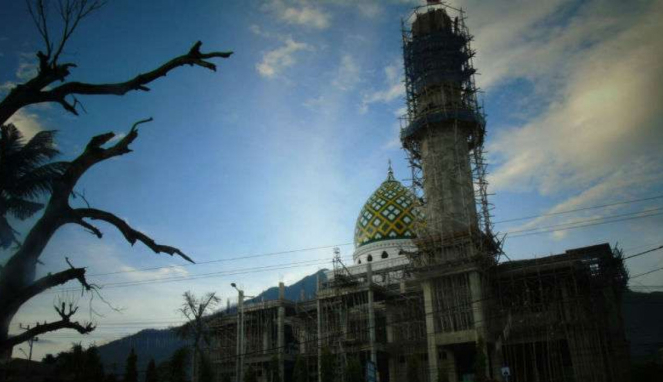Masjid Al-Aqsha di Distrik Sentani, Kabupaten Jayapura, Papua.