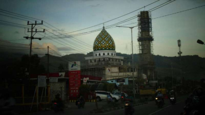 Masjid Al-Aqsha di Distrik Sentani, Kabupaten Jayapura, Papua.