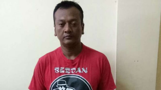 Achmad Dani, tersangka kasus peredaran narkoba.