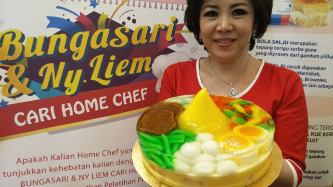 Cake Pudding Tumpeng ala Chef Achen