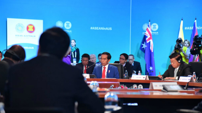  Jokowi di Sidang Pleno KTT Istimewa ASEAN-Australia