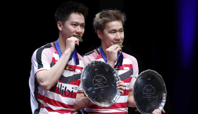 Kesuksesan Kevin/Marcus Pertahankan Gelar All England