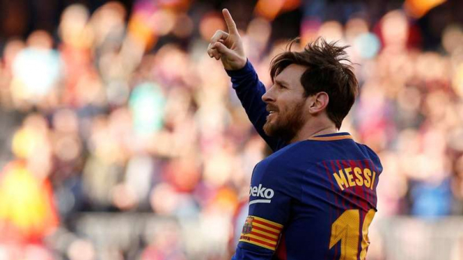 Megabintang Barcelona, Lionel Messi