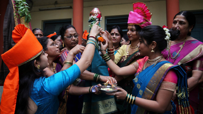 Festival Gudi Padwa di India