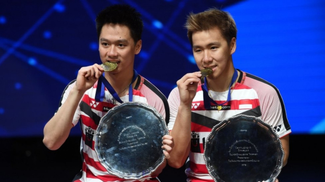 Kevin Sanjaya Sukamuljo/Marcus Fernaldi Gideon.