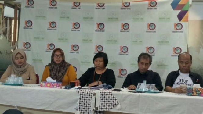 Migrant Care konferensi pers soal hukuman pancung TKI Zaini