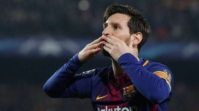 Megabintang Barcelona, Lionel Messi