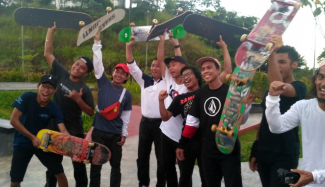 Pelatnas cabang olahraga Skate Board untuk Asian Games 2018.