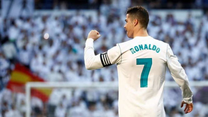 Megabintang Real Madrid, Cristiano Ronaldo.