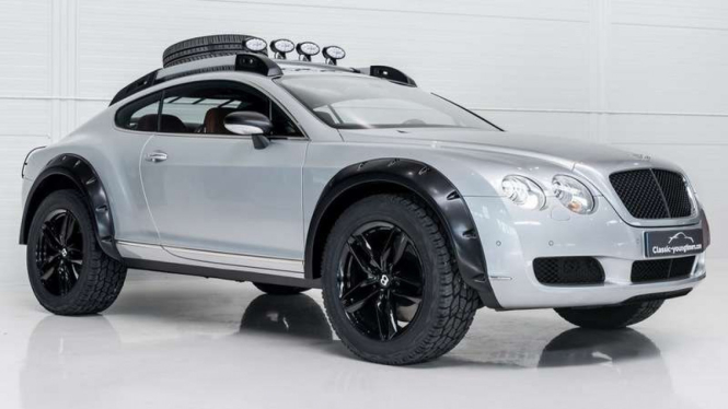 Bentley dimodifikasi off-road.