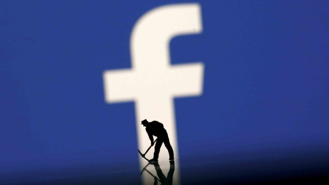 Logo media sosial Facebook.