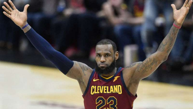 Pebasket Cleveland Cavaliers, LeBron James.