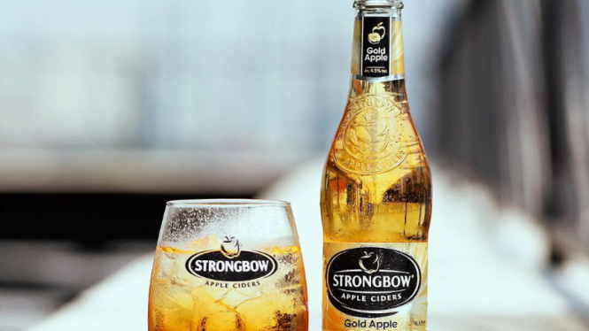 Strongbow Apple Ciders.
