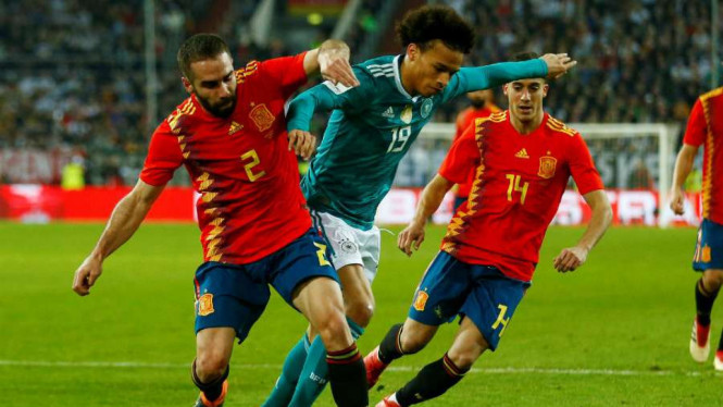 Duel Seru Jerman Vs Spanyol Berakhir Tanpa Pemenang