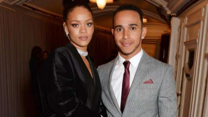 Lewis Hamilton dan Rihanna
