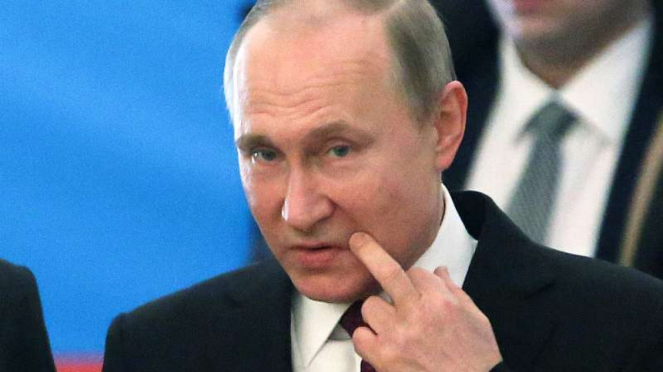 Presiden Rusia Vladimir Putin di Moskow