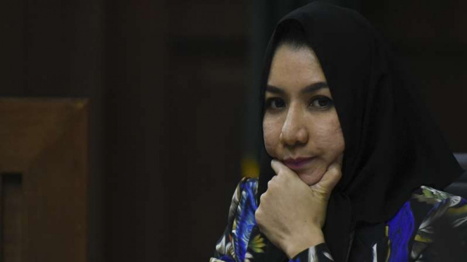 Terdakwa kasus gratifikasi proyek Kutai Kartanegara, Rita Widyasari