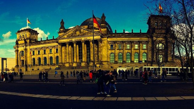 Reichstag Building di Berlin, Jerman