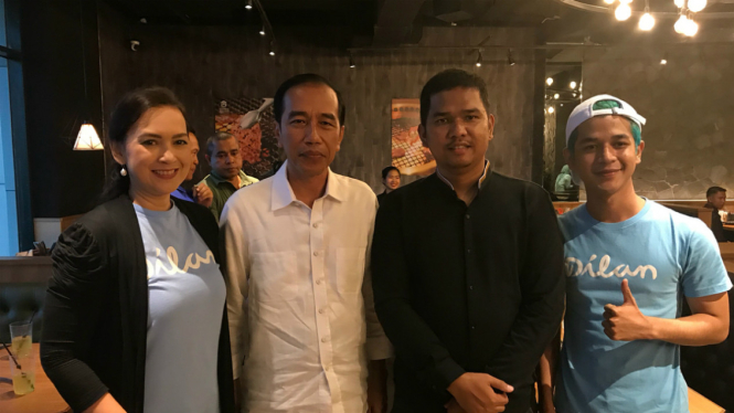 Presiden Joko Widodo menonton film Dilan