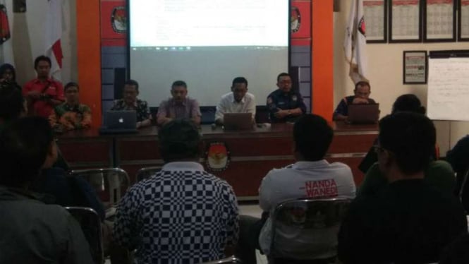 KPU Kota Malang memanggil tim pemenangan tiga pasangan calon wali kota dan wakil wali kota Malang pada Kamis, 29 Maret 2018.