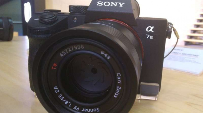 Kamera Sony Alpha 7 III.