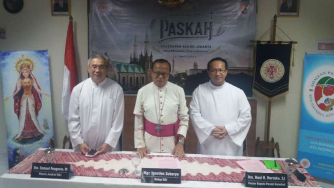 Konferensi Pers Paskah 2018 Keuskupan Agung Jakarta 