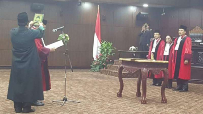Ketua MK terpilih, Anwar Usman.