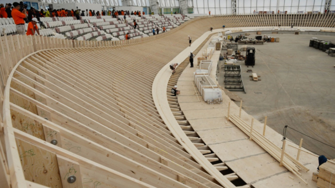 Salah satu venue Asian Games 2018, Velodrome Rawamangun.