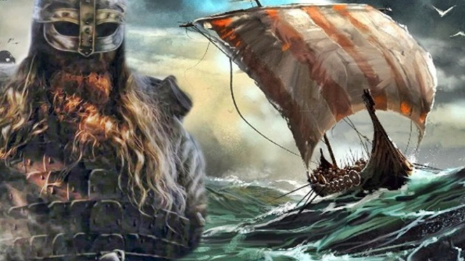 Ilustrasi Bangsa Viking.