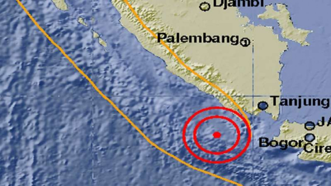 Gempa bumi di Barat Daya Lampung 
