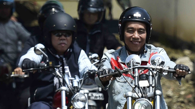 Touring Motor Presiden Joko Widodo