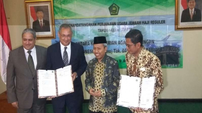 MoU Kementerian Agama dengan Garuda Indonesia terkait maskapai haji reguler
