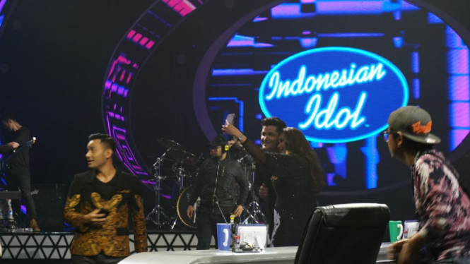 Juri Indonesia Idol ajak The Script foto