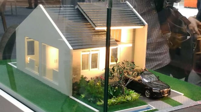 Contoh rumah Rp130 juta yang dijual Ciputra Group di Maja, Banten.