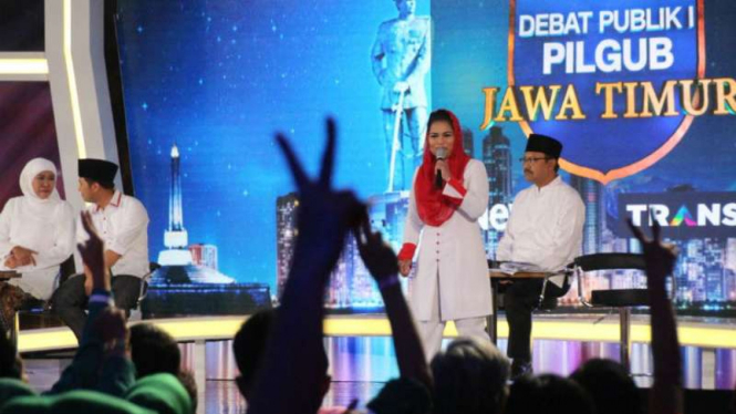 Debat Publik Pilgub Jawa Timur, 10 April 2018.