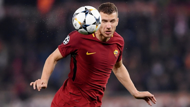 Striker AS Roma, Edin Dzeko