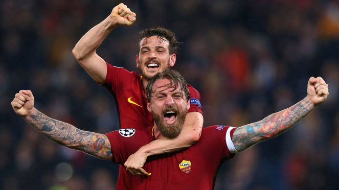 AS Roma Singkirkan Barcelona