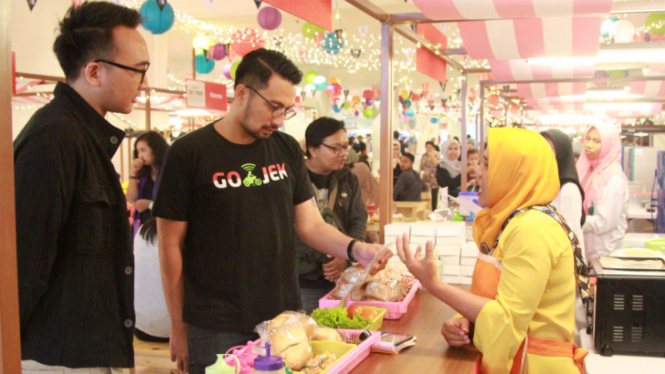 GO-FOOD Festival di Cirebon, Jawa Barat.