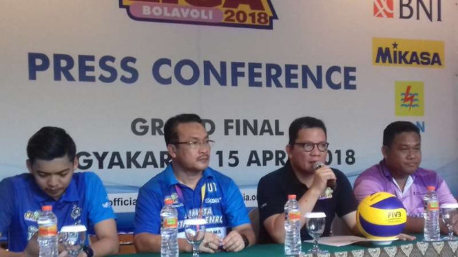 Konferensi pers final Proliga 2018