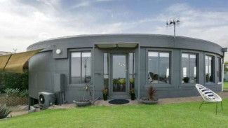 Rumah dari Tangki Air Ini Punya Fasilitas Mewah