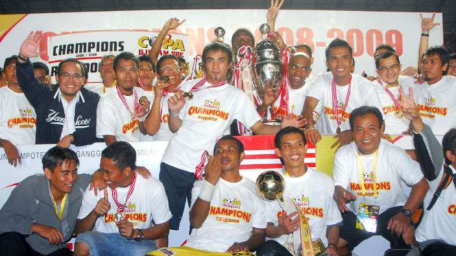 Sriwijaya FC juara Piala Indonesia 2008-09.