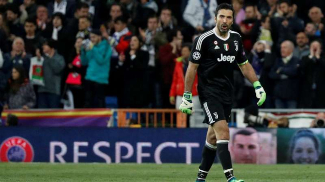 Penjaga gawang Juventus, Gianluigi Buffon