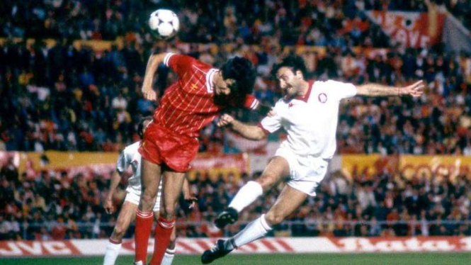 Pertandingan Liverpool kontra AS Roma di ajang Piala Champions 1983/1984