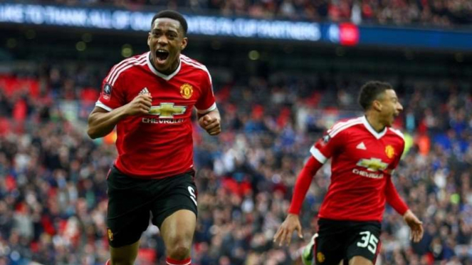 Penyerang Manchester United, Anthony Martial